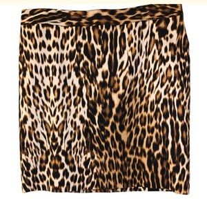 Worthington Leopard Print Skirt